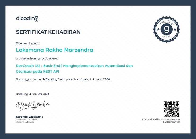 Certificate 7